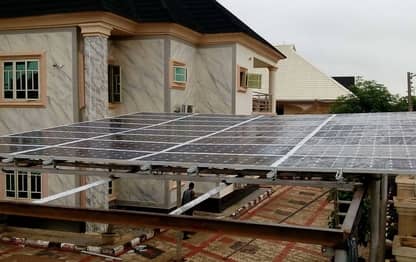 A Solar Power System for a residence